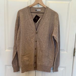 NWT Buyan Cash Wool Cardigan Sweater (size XL)